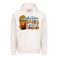 Pale Pink whatever spices your pumpkin Premium Hoodie - Zillion Design Studio