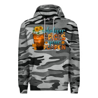 Slate Camo whatever spices your pumpkin Premium Hoodie - Zillion Design Studio