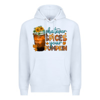 White whatever spices your pumpkin Premium Hoodie - Zillion Design Studio