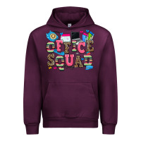 Mauve Wine office squad Urban Hoodie - Zillion Design Studio