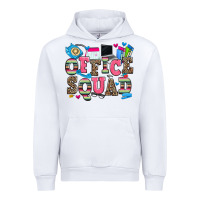 White office squad Urban Hoodie - Zillion Design Studio