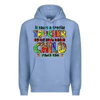 Colony Blue it takes a special teacher to hear what a child cant say tbw Premium Hoodie - texasbilliewilder