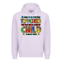 Lilac it takes a special teacher to hear what a child cant say tbw Premium Hoodie - texasbilliewilder