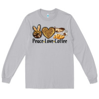 Moon Dust peace love coffee Long Sleeve Tee - BarkalooDesign