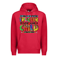 Cardinal it takes a special teacher to hear what a child cant say tbw Premium Hoodie - texasbilliewilder