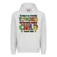 Dove Grey it takes a special teacher to hear what a child cant say tbw Premium Hoodie - texasbilliewilder