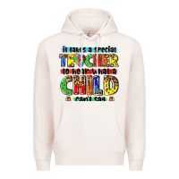 Pale Pink it takes a special teacher to hear what a child cant say tbw Premium Hoodie - texasbilliewilder