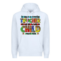 White it takes a special teacher to hear what a child cant say tbw Premium Hoodie - texasbilliewilder