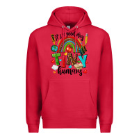 Cardinal it s a good day tiny humans Premium Hoodie - texasbilliewilder