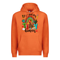 Carrot it s a good day tiny humans Premium Hoodie - texasbilliewilder