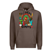 Coffee it s a good day tiny humans Premium Hoodie - texasbilliewilder
