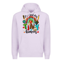 Lilac it s a good day tiny humans Premium Hoodie - texasbilliewilder