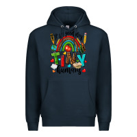 Navy it s a good day tiny humans Premium Hoodie - texasbilliewilder