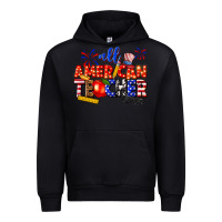 Black all american teacher Urban Hoodie - texasbilliewilder