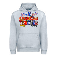 Heather Grey all american teacher Urban Hoodie - texasbilliewilder