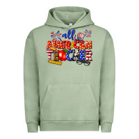 Pigment Oil Green all american teacher Urban Hoodie - texasbilliewilder