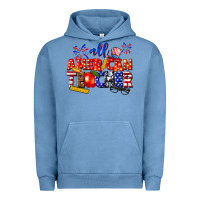 Pigment Pebble Blue all american teacher Urban Hoodie - texasbilliewilder