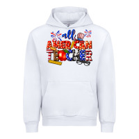 White all american teacher Urban Hoodie - texasbilliewilder
