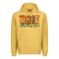 Antique Gold tgif thank goodness it s fall Premium Hoodie - Zillion Design Studio