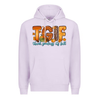 Lilac tgif thank goodness it s fall Premium Hoodie - Zillion Design Studio