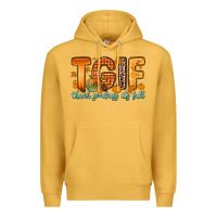 Mustard tgif thank goodness it s fall Premium Hoodie - Zillion Design Studio