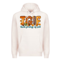 Pale Pink tgif thank goodness it s fall Premium Hoodie - Zillion Design Studio