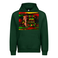 Foreset Green steppin into juneteenth Urban Hoodie - Zillion Design Studio
