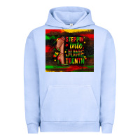 Pigment Grape Ice steppin into juneteenth Urban Hoodie - Zillion Design Studio