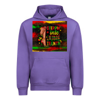 Tulip steppin into juneteenth Urban Hoodie - Zillion Design Studio