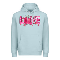 Blue Mist love breast cancer Premium Hoodie - Zillion Design Studio