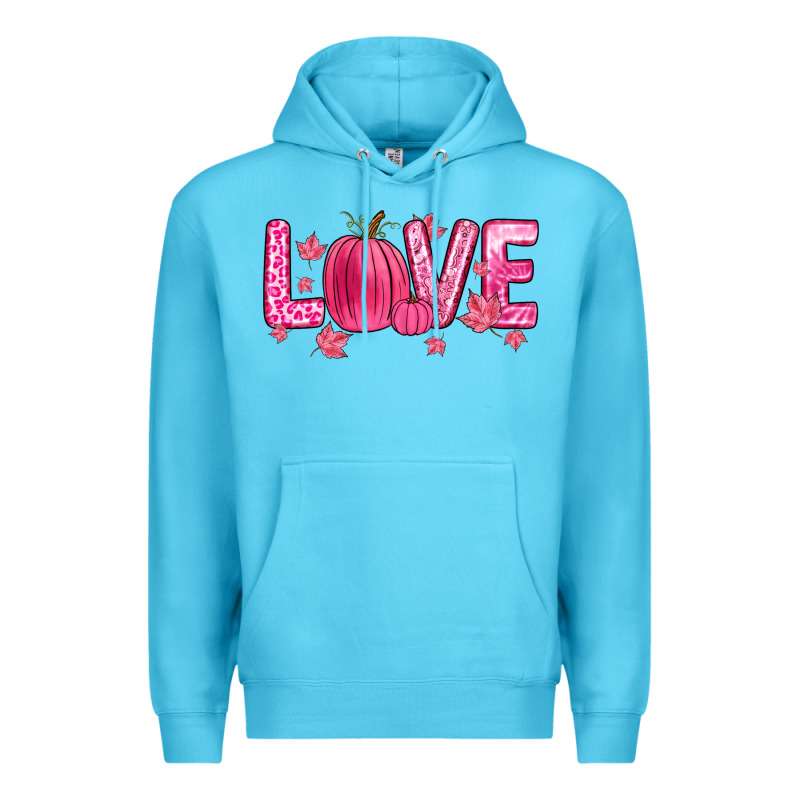 Love Breast Cancer Premium Hoodie by Zillion Design Studio | Teevron
