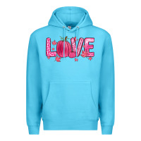 Ocean Blue love breast cancer Premium Hoodie - Zillion Design Studio