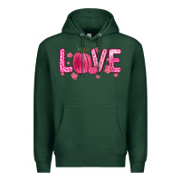 Sports Green love breast cancer Premium Hoodie - Zillion Design Studio