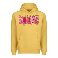 Antique Gold love breast cancer Premium Hoodie - Zillion Design Studio
