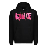 Black love breast cancer Premium Hoodie - Zillion Design Studio
