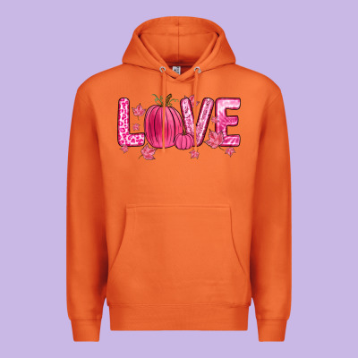 Love Breast Cancer Premium Hoodie Designed By Zillion Design Studio