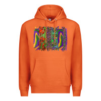Carrot mardi gras brushstroke Premium Hoodie - RanaPortraitStore