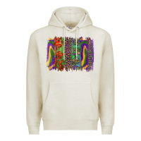Oatmeal Heather mardi gras brushstroke Premium Hoodie - RanaPortraitStore