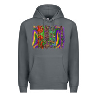 Rock mardi gras brushstroke Premium Hoodie - RanaPortraitStore