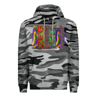 Slate Camo mardi gras brushstroke Premium Hoodie - RanaPortraitStore