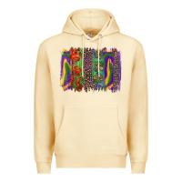 Pina Colada mardi gras brushstroke Premium Hoodie - RanaPortraitStore