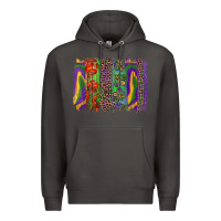 Smoke mardi gras brushstroke Premium Hoodie - RanaPortraitStore