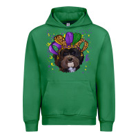 Emerald mardi gras hat havanese dog Urban Hoodie - RanaPortraitStore