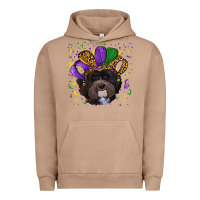 Pigment Burro mardi gras hat havanese dog Urban Hoodie - RanaPortraitStore