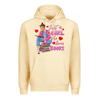 Pina Colada just a girl who loves books Premium Hoodie - texasbilliewilder