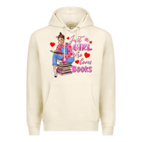 Tofu just a girl who loves books Premium Hoodie - texasbilliewilder