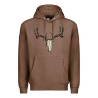 Chestnut deer skull Premium Hoodie - RanaPortraitStore