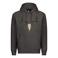 Smoke deer skull Premium Hoodie - RanaPortraitStore
