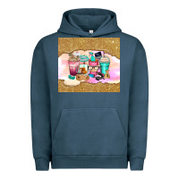 Pigment Midnight Navy small business coffee cups Urban Hoodie - Zillion Design Studio