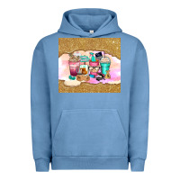 Pigment Pebble Blue small business coffee cups Urban Hoodie - Zillion Design Studio